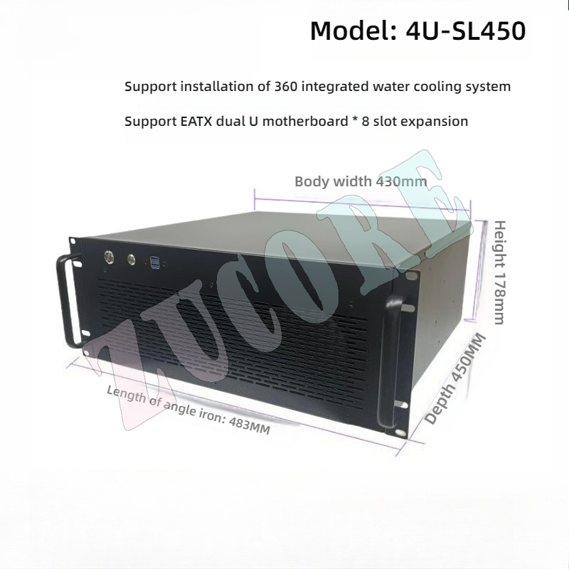 8 Gpu 4U Server Chassis - Chasis de servidor 4U EATX placa