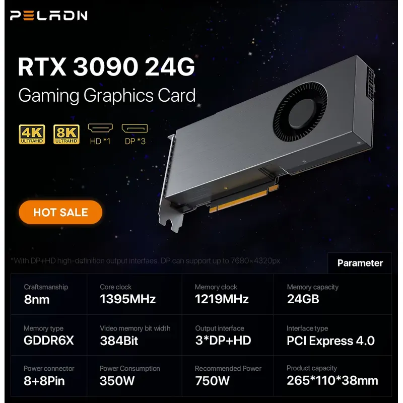 Oferta Especial: Tarjeta Gráfi - Rtx 3090 24Gb Graphics Card reseña y precio