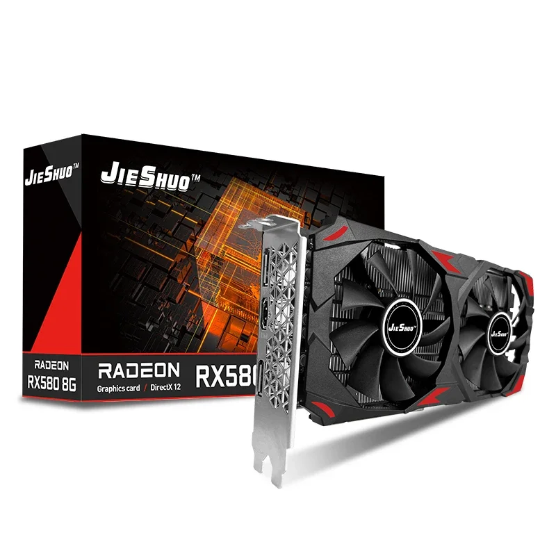 Tarjetas gráficas JIESHUO AMD  - Rx 580 8Gb 2048Sp Gpu reseña y precio