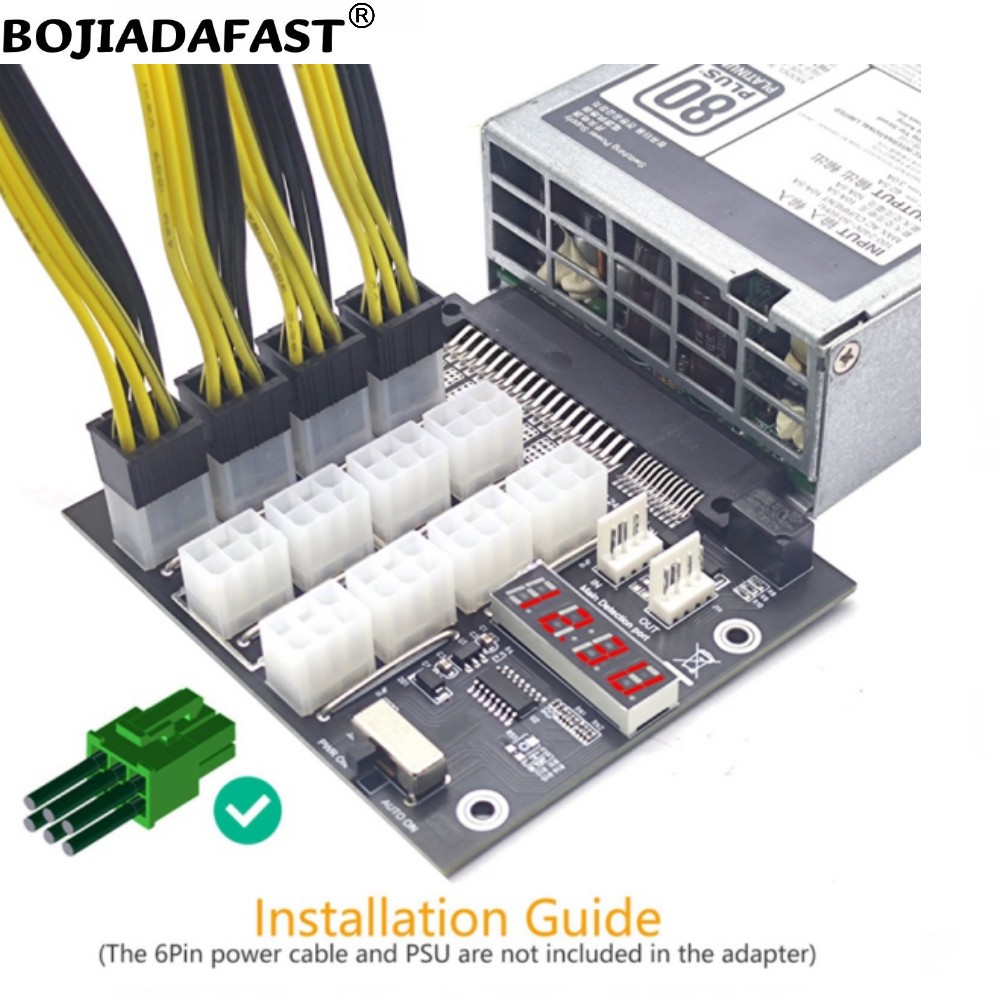 Placa de distribución de energ - 2400W Server Psu Breakout Board reseña y precio